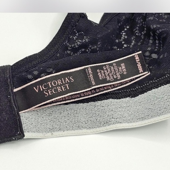 Victoria's Secret Black Lace Bra with Logo Band - Picture 5 of 5